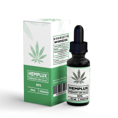 CBD olaj (Hemplux) 10% 1000mg Full spectrum