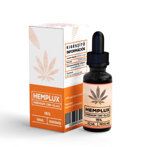 CBD olaj (Hemplux) 15% 1500mg Full spectrum