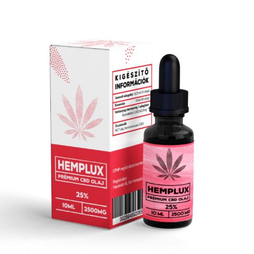 CBD olaj (Hemplux) 25% 2500mg Full spectrum