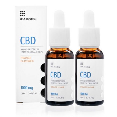 CBD olaj DUO Pack (Usa Medical) 1000mg 30ml